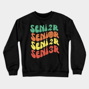 Groovy Retro Senior 2023 Crewneck Sweatshirt